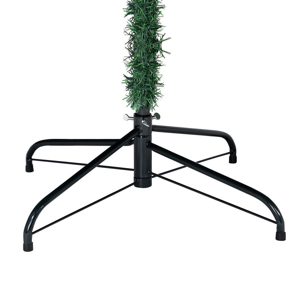 Mazam Christmas Tree 2.1M 7FT Snowy Xmas Decorations Home Decor Green 1000 tips-Christmas Trees-PEROZ Accessories