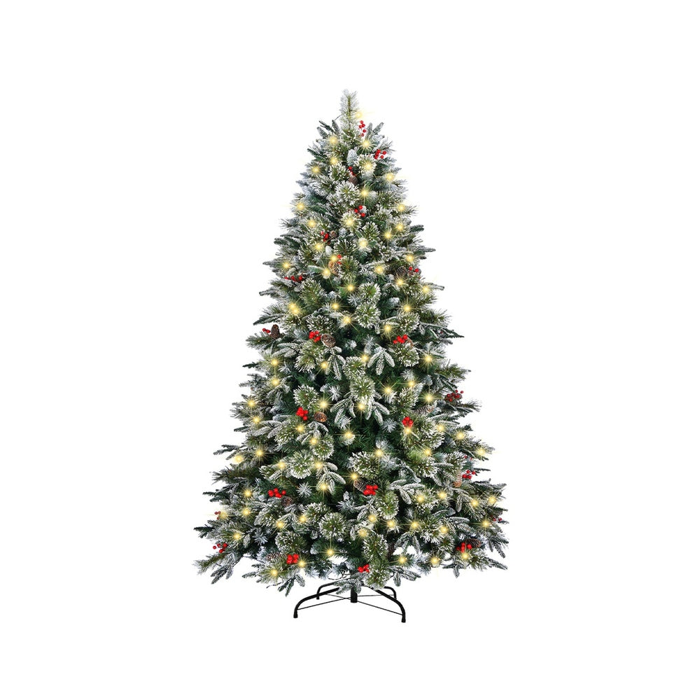 Mazam LED Christmas Tree 1.8M 6FT Green White 790 Tips-Christmas Tree-PEROZ Accessories
