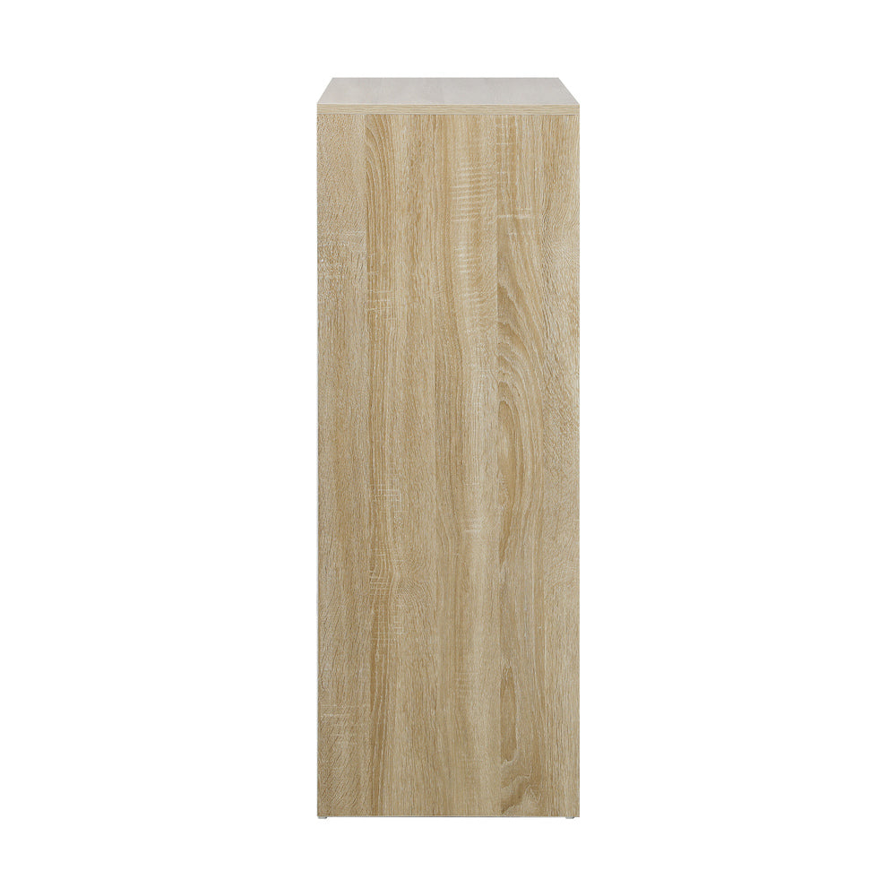 Oikiture 6 Chest of Drawers Tallboy Cabinet Bedroom Clothes Wooden Furniture-Chest of Drawers-PEROZ Accessories
