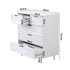 Oikiture 5 Chest of Drawers Dresser Tallboy White-Chest of Drawers-PEROZ Accessories