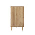 Oikiture 7 Chest of Drawers and 2 Bedside Tables Bedroom Set Natural-Bedroom Set-PEROZ Accessories