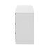 Oikiture 6 Chest of Drawers Lowboy Dresser Table Bedroom White-Chest of Drawers-PEROZ Accessories