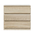 Oikiture 3 Chest of Drawers Lowboy Dresser Table Natural-Chest of Drawers-PEROZ Accessories