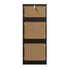 Oikiture 6 Chest of Drawers Tallboy Dresser Table Black-Chest of Drawers-PEROZ Accessories