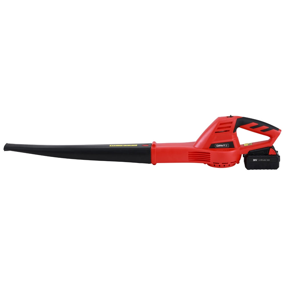Giantz 20V Cordless Leaf Blower 12000RPM Powerful Garden Electric Lawn Cleaner-Home & Garden > Garden Tools > Leaf Blowers-PEROZ Accessories
