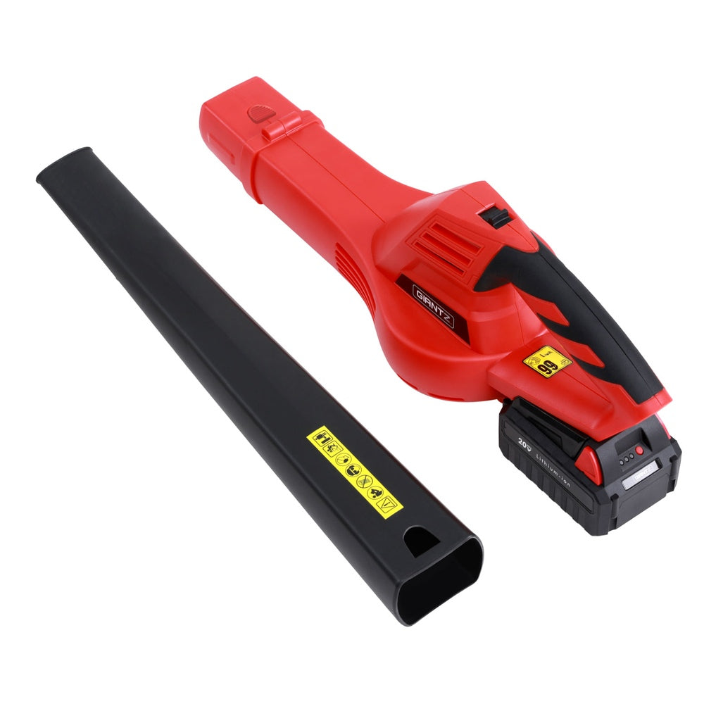 Giantz 20V Cordless Leaf Blower 12000RPM Powerful Garden Electric Lawn Cleaner-Home & Garden > Garden Tools > Leaf Blowers-PEROZ Accessories