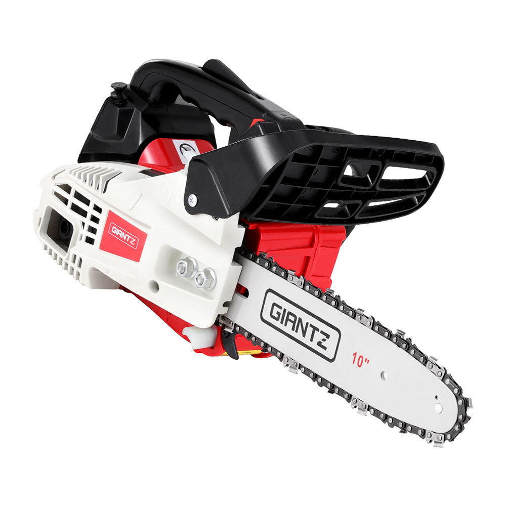 Giantz 25cc Petrol Chainsaw 10" Bar E-Start Tree Pruning Chain Saw-Tools > Power Tools > Chainsaws-PEROZ Accessories