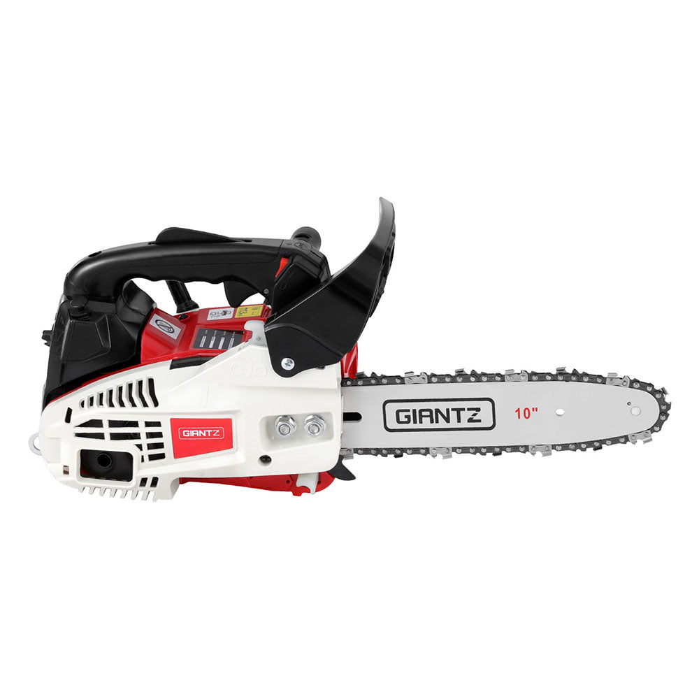 Giantz 25cc Petrol Chainsaw 10" Bar E-Start Tree Pruning Chain Saw-Tools > Power Tools > Chainsaws-PEROZ Accessories
