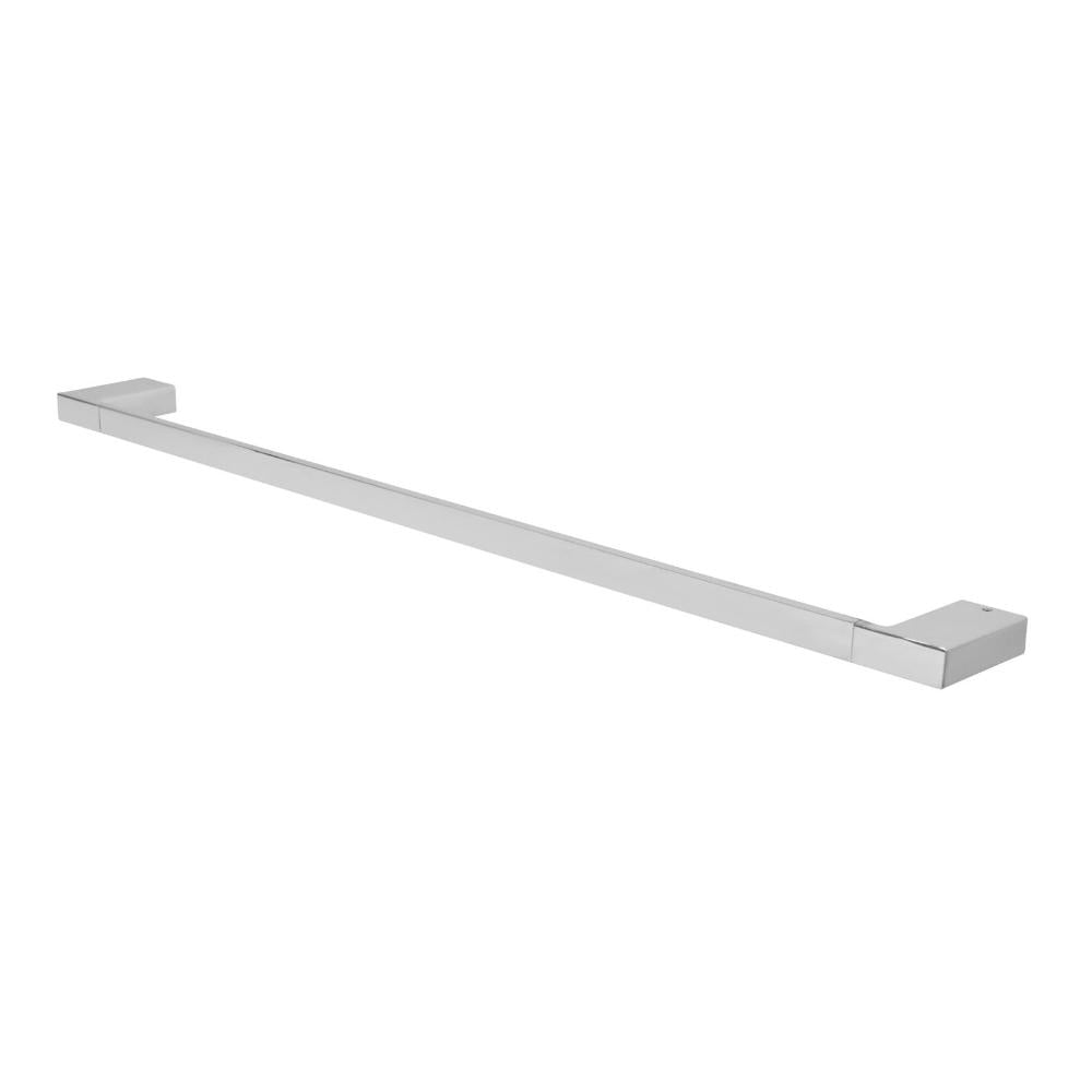 Single Towel Rail 70cm Rack Bar Holder Bathroom Accessories Square Chrome-Bathroom Bar-PEROZ Accessories