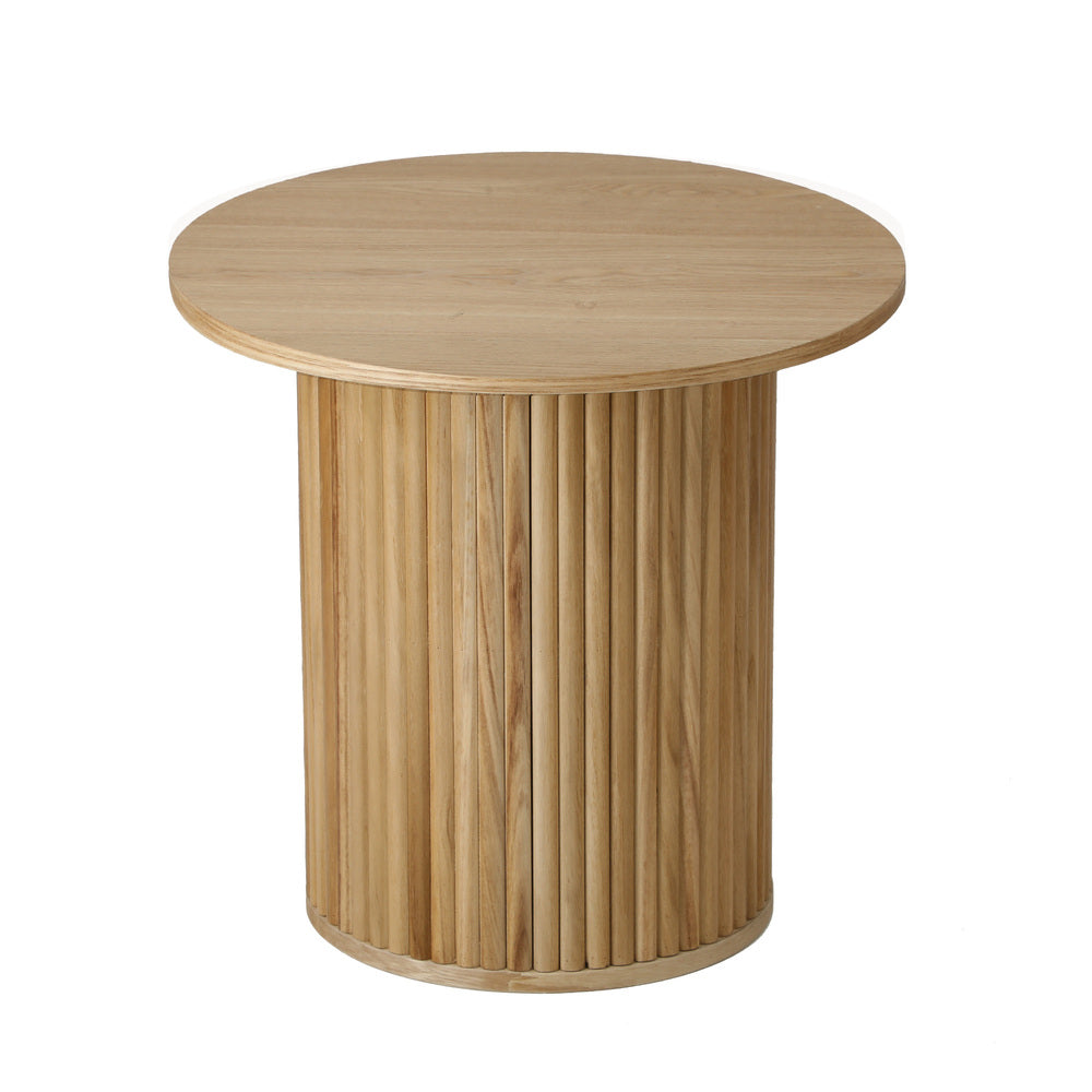 Oikiture Coffee Table Side End Tables Natural-Coffee Table-PEROZ Accessories