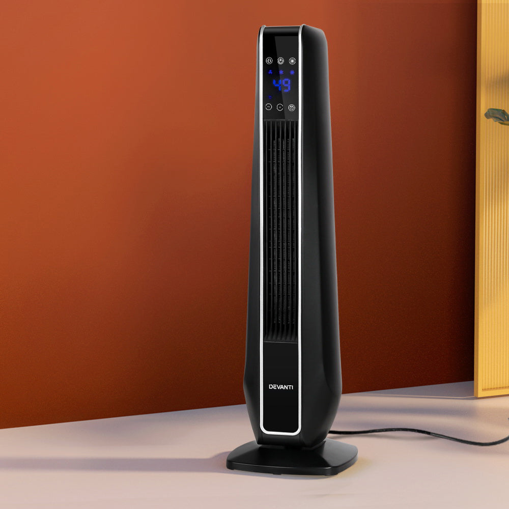 Devanti Electric Ceramic Tower Heater 2400W-Heaters-PEROZ Accessories