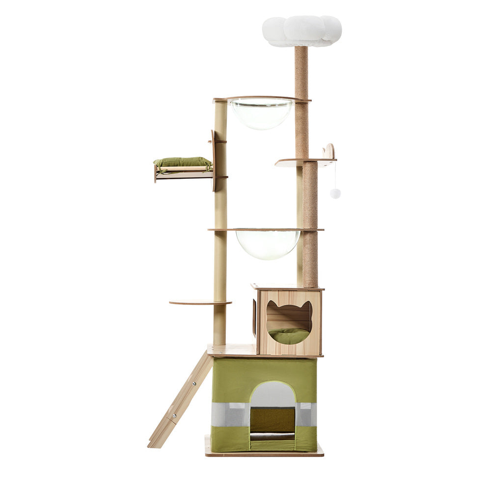 Alopet Cat Tree Tower Scratching Post 196cm Condo House Bed Furniture-Cat Tree-PEROZ Accessories