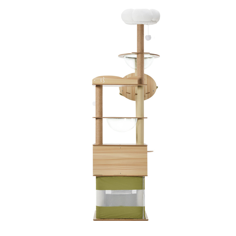 Alopet Cat Tree Tower Scratching Post 196cm Condo House Bed Furniture-Cat Tree-PEROZ Accessories