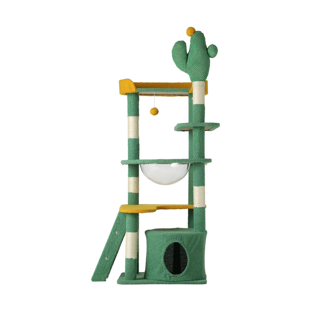 Alopet Cat Tree Tower Scratching Post 144cm Pet Condo House Furniture Scratcher-Cat Trees-PEROZ Accessories
