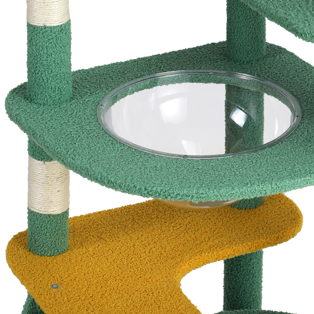 Alopet Cat Tree Tower Scratching Post 144cm Pet Condo House Furniture Scratcher-Cat Trees-PEROZ Accessories