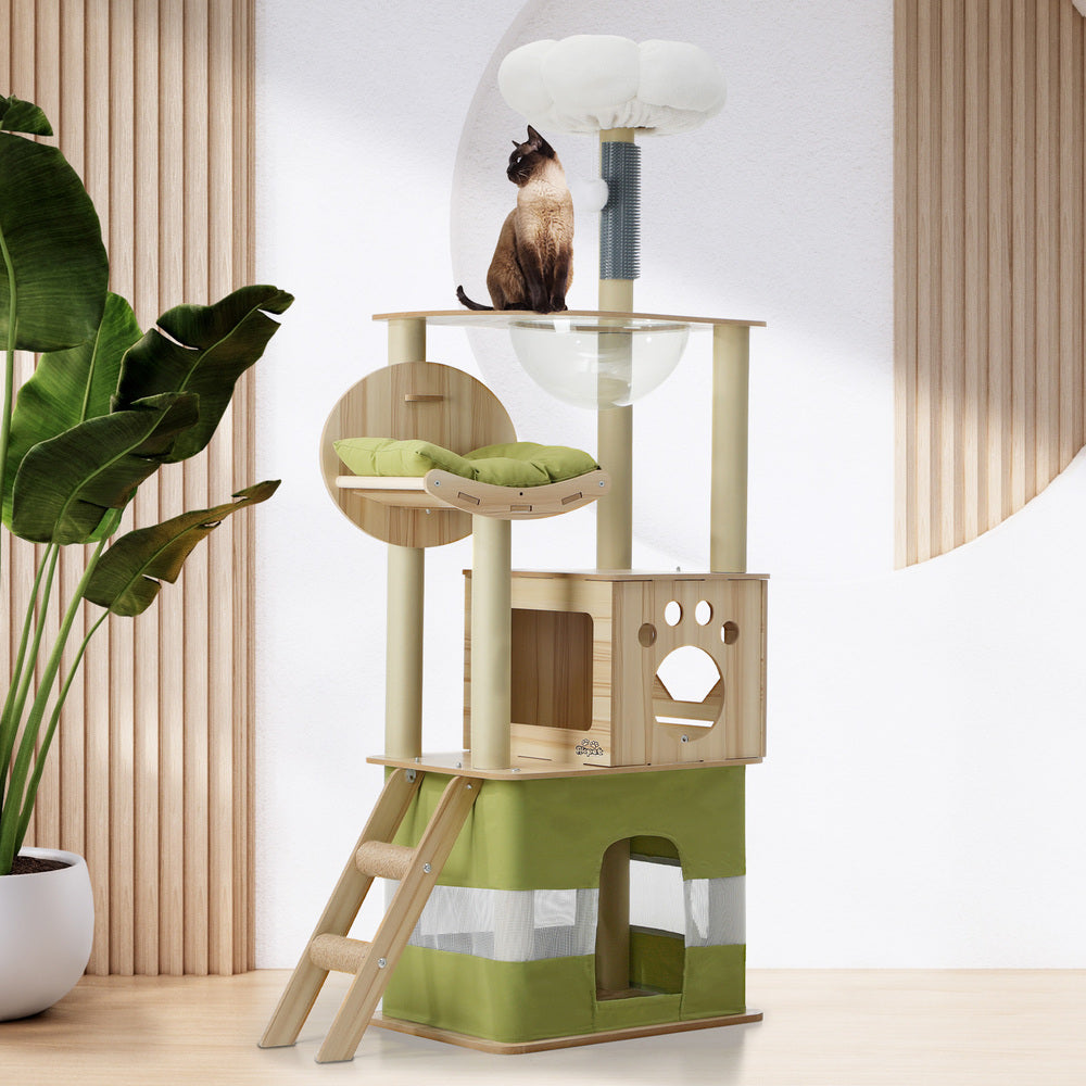 Alopet Cat Tree Tower Scratching Post Scratcher 160cm-Cat Trees-PEROZ Accessories