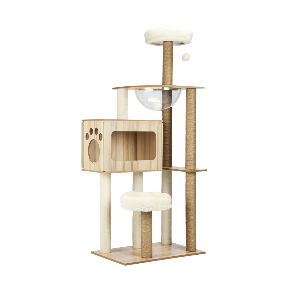 Alopet Cat Tree Tower Scratching Post Scratcher Cats Condo House Bed Furniture-Cat Trees-PEROZ Accessories
