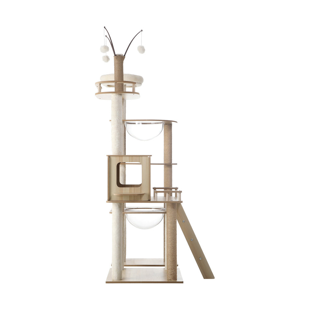 Alopet Large Cat Tree Wood Scratcher Condo House Bed 172cm-Cat Trees-PEROZ Accessories