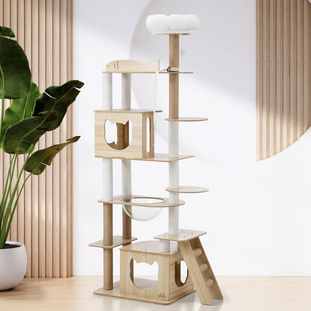 Alopet Cat Tree Tower Scratching Post Scratcher 190cm-Cat Trees-PEROZ Accessories