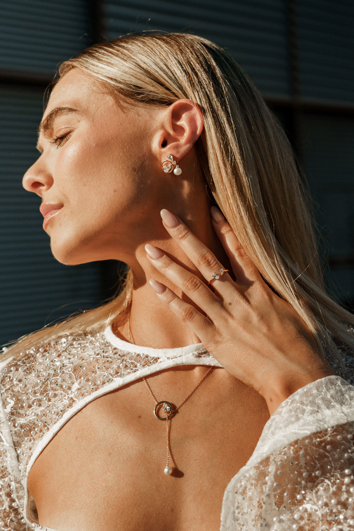 CHIC NOEL TOI ET MOI CIRCLE EARRINGS GOLD-PEROZ Accessories