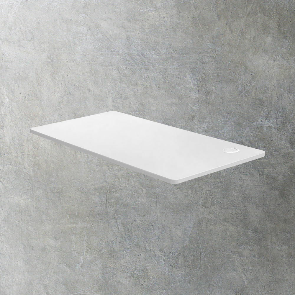 Oikiture Standing Desk Board Adjustable Sit Stand Desk Top Computer Table White-Office Desks-PEROZ Accessories