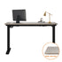 Oikiture Standing Desk Top Adjustable Electric Grey-Oak-Desk Board-PEROZ Accessories