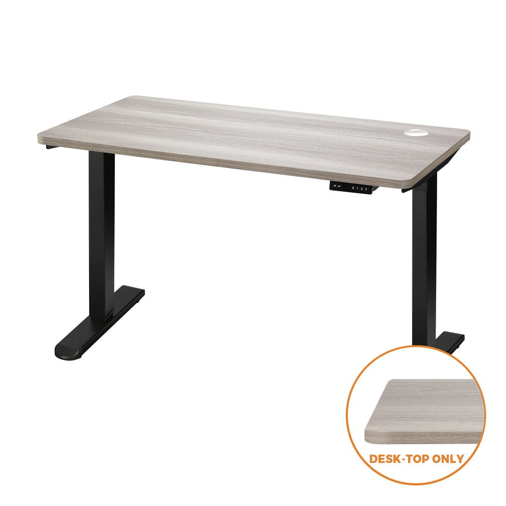 Oikiture Standing Desk Top Adjustable Electric Grey-Oak-Desk Board-PEROZ Accessories
