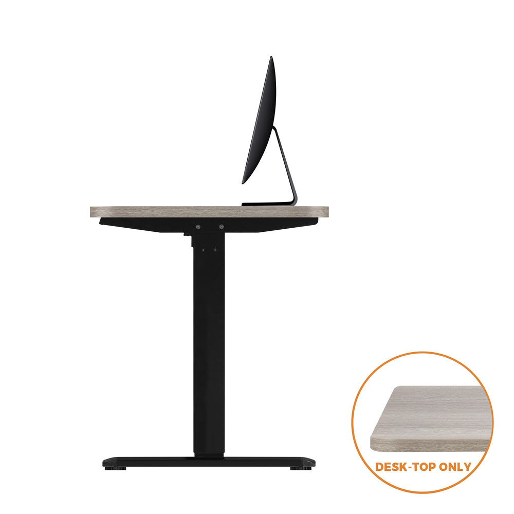 Oikiture Standing Desk Top Adjustable Electric Grey-Oak-Desk Board-PEROZ Accessories
