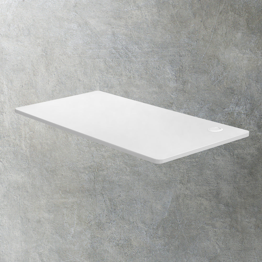 Oikiture Standing Desk Top Adjustable Electric Desk Board Computer Table White-Office Desks-PEROZ Accessories