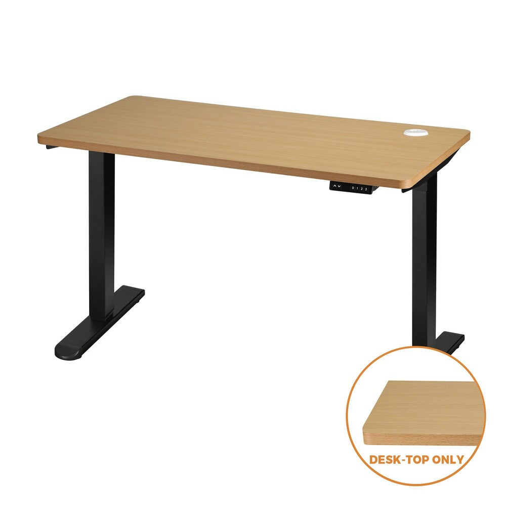 OIKITURE Standing Desk Top Adjustable Tabletop Sit Stand Desk Top OAK-Office Desks-PEROZ Accessories