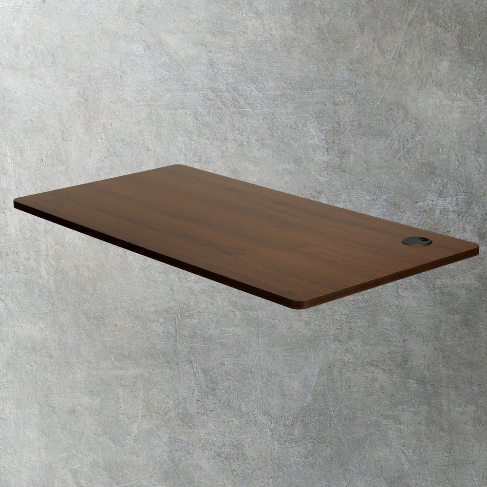 OIKITURE Standing Desk Top Adjustable Tabletop Sit Stand Desk Top Walnut-Office Desks-PEROZ Accessories