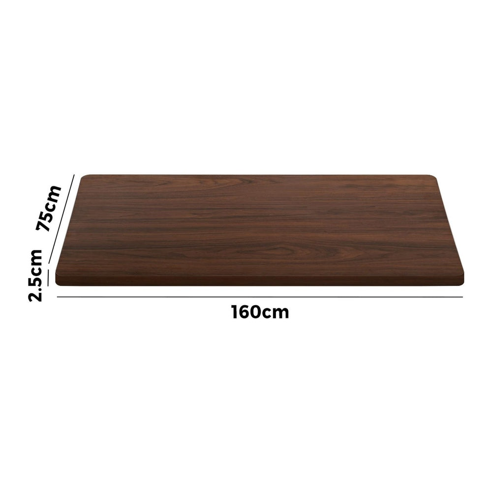 OIKITURE 160cm Standing Desk Top Adjustable Tabletop Sit Stand Desk Top WN-Office Desks-PEROZ Accessories