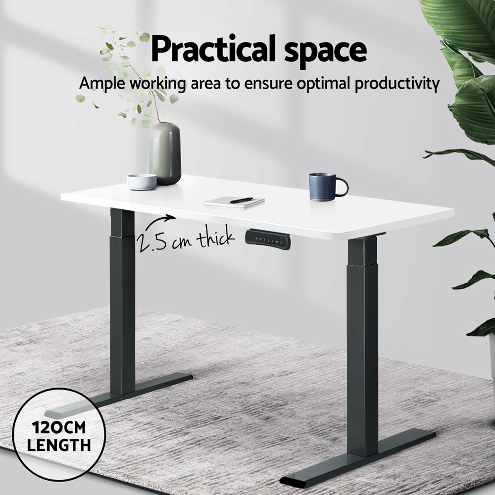 Artiss Standing Desk Top White 120CM-Office Desks-PEROZ Accessories