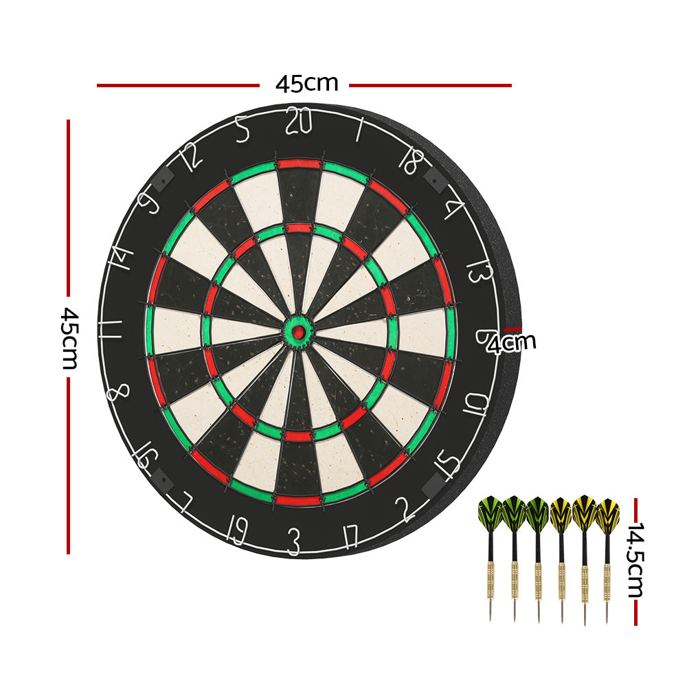 18" Dartboard Professional Dart Board Party Game Target Sport Competition Gift-Gift & Novelty > Games-PEROZ Accessories