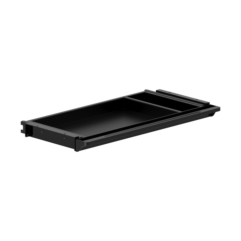 Oikiture Under Desk Drawer Pull-Out Drawer Sliding Tray Black-Desk Drawer-PEROZ Accessories