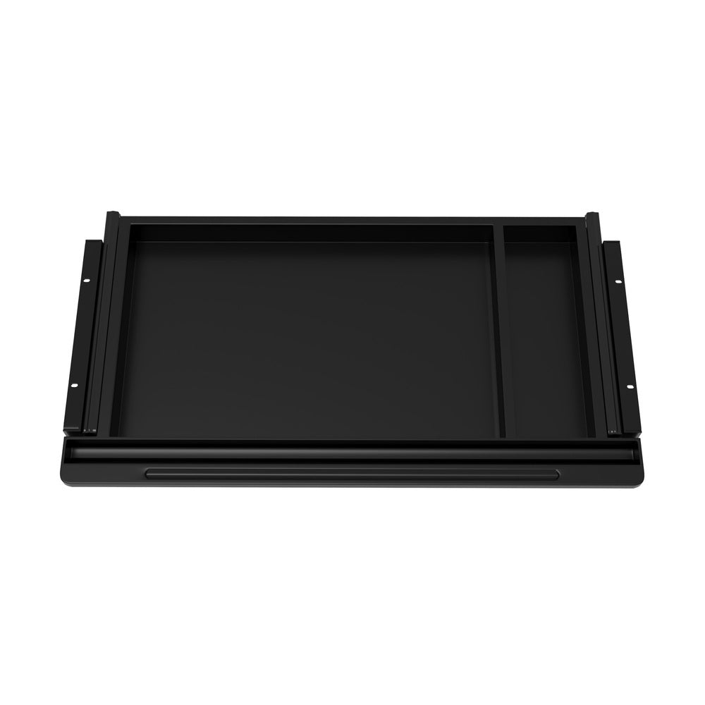 Oikiture Under Desk Drawer Pull-Out Drawer Sliding Tray Black-Desk Drawer-PEROZ Accessories
