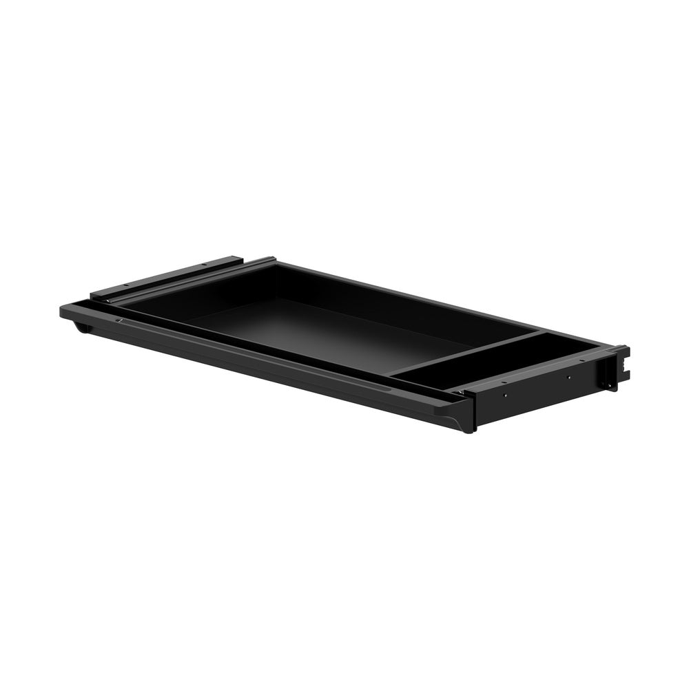 Oikiture Under Desk Drawer Pull-Out Drawer Sliding Tray Black-Desk Drawer-PEROZ Accessories