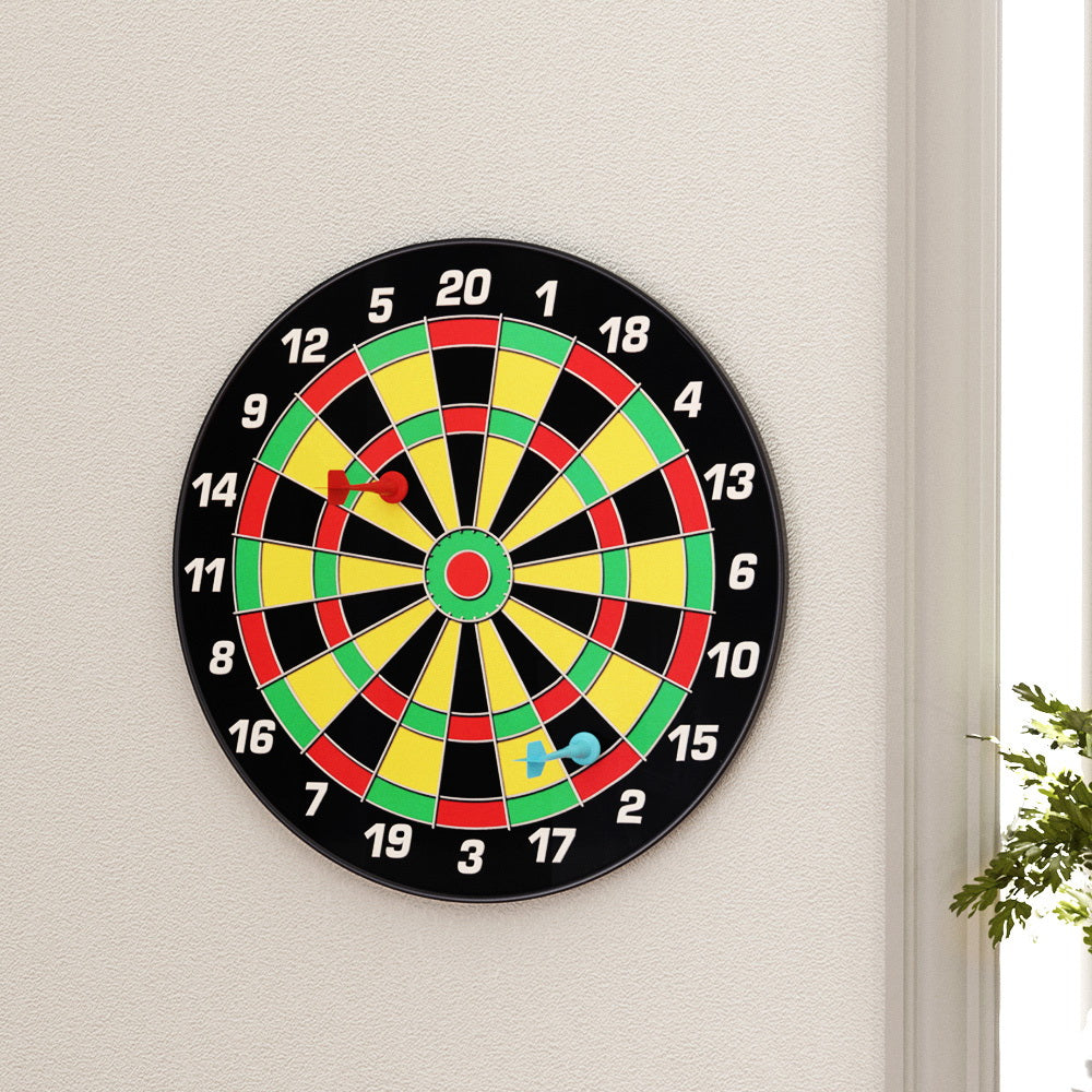 16" Magnetic Dartboard Dart Board 6 Darts Kid Adult Family Party Game Gift Toy-Gift & Novelty > Games-PEROZ Accessories