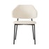 Oikiture Dining Chair Set of 2 Coffee Chair Home Kitchen Furniture White and Black-Dining Chairs-PEROZ Accessories