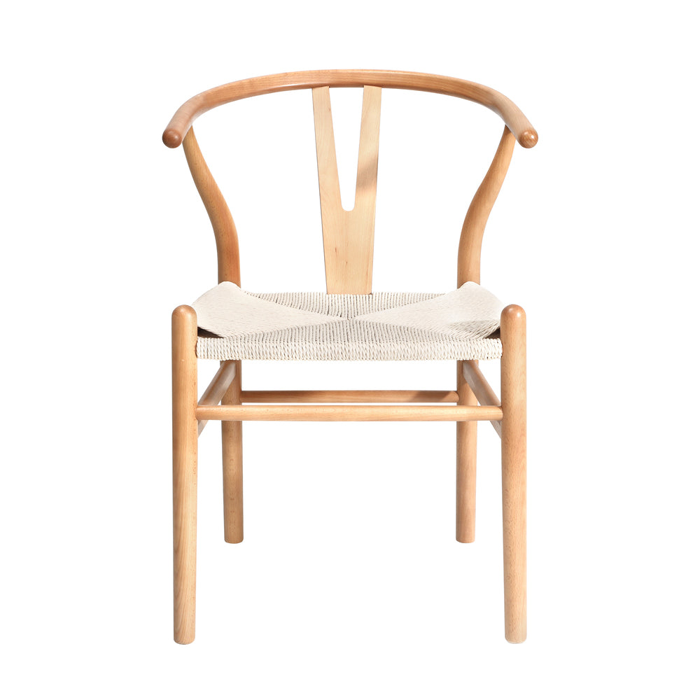 Oikiture 8x Dining Chair Wooden Hans Wegner Wishbone-Dining Chair-PEROZ Accessories