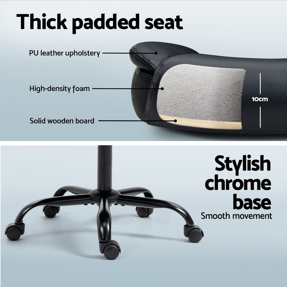 Artiss Computer Desk Executive Office Chairs Sets Black-Furniture > Office > Office & Desk Chairs-PEROZ Accessories