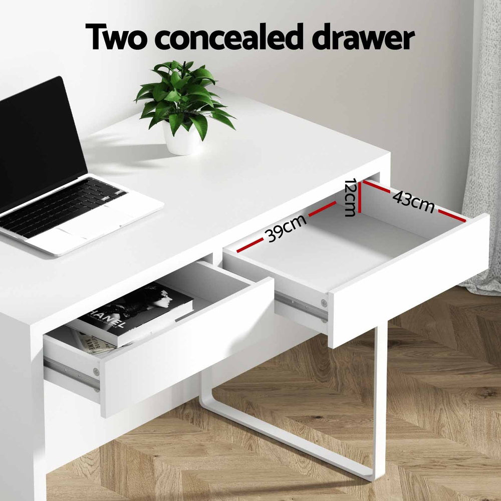 Artiss Computer Desk Drawer White-Furniture > Office-PEROZ Accessories