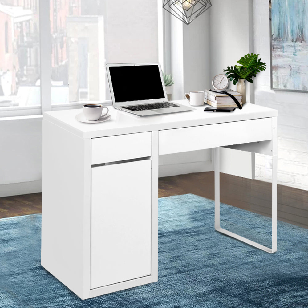 Artiss Computer Desk Drawer Cabinet White-Furniture > Office-PEROZ Accessories