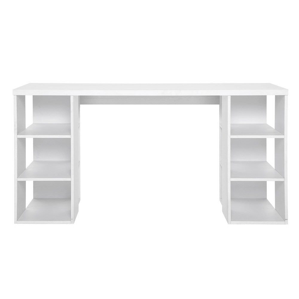 Artiss Computer Desk Bookshelf White 150CM-Furniture > Office-PEROZ Accessories
