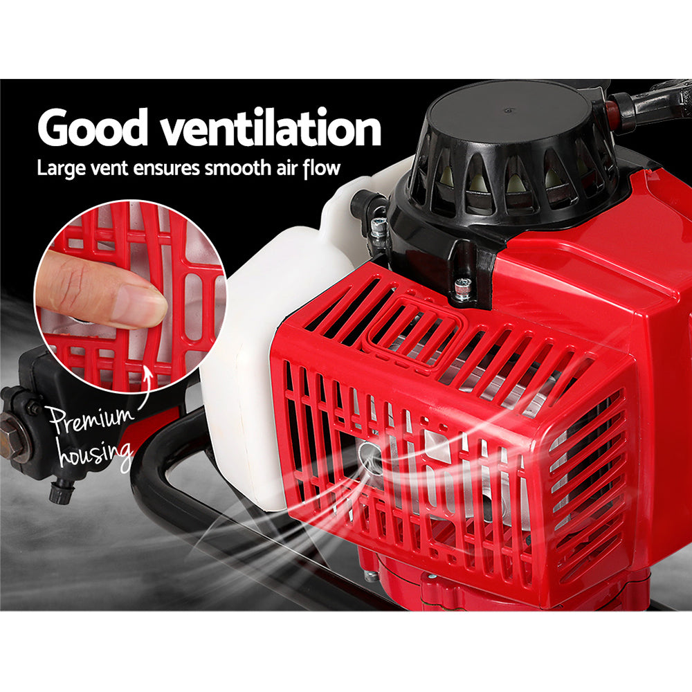 Giantz 92CC Post Hole Digger 200mm Petrol Drill Extension Auger Bits-Tools > Power Tools > Outdoor Power Equipment-PEROZ Accessories