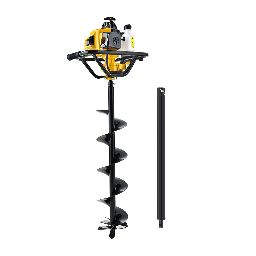 Giantz 82CC Post Hole Digger 200mm Petrol Drill Auger Extension Bits-Tools > Power Tools > Outdoor Power Equipment-PEROZ Accessories