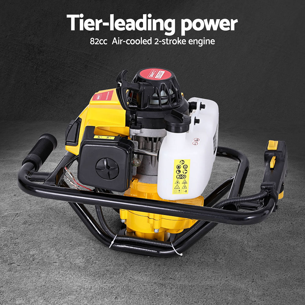 Giantz 82CC Post Hole Digger 200mm Petrol Drill Auger Extension Bits-Tools > Power Tools > Outdoor Power Equipment-PEROZ Accessories