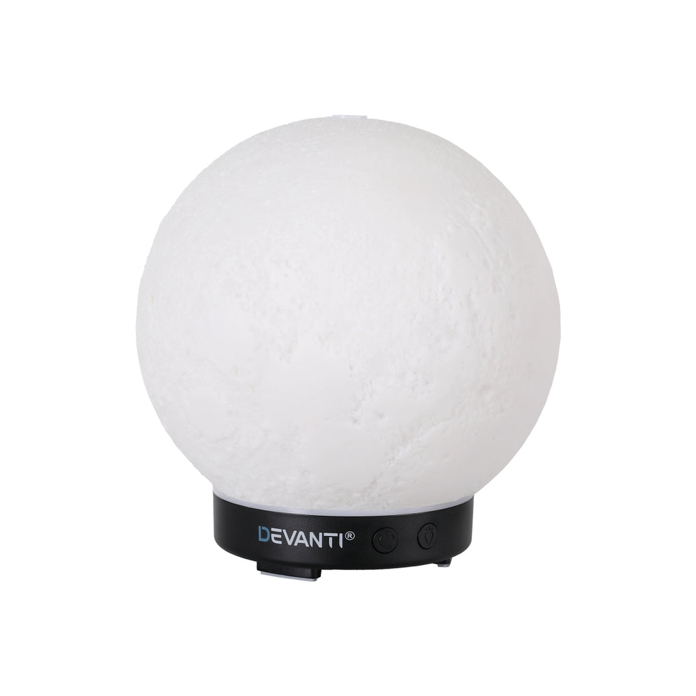 Devanti Ultrasonic Aroma Diffuser Aromatherapy Moon Lamp 100ml-Appliances > Aroma Diffusers & Humidifiers > Aroma Diffusers-PEROZ Accessories