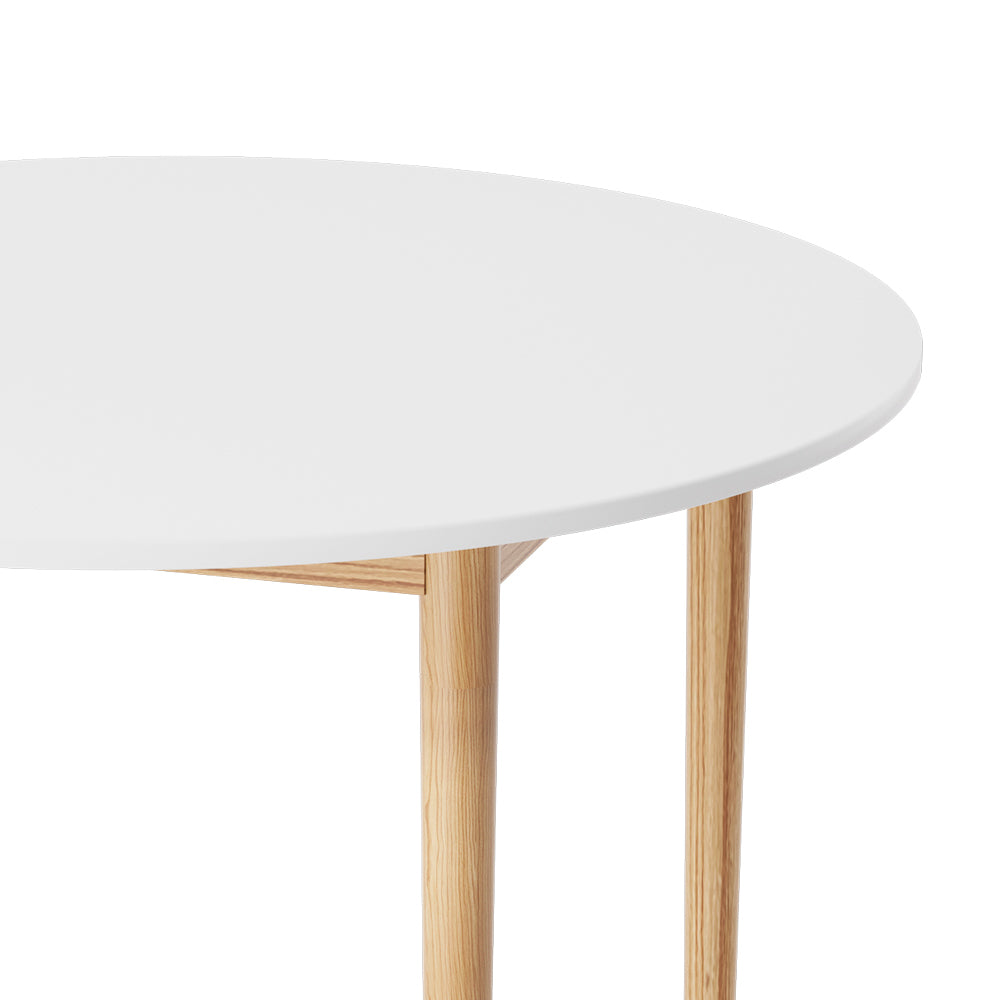 Artiss Dining Table Round White 108CM Diameter Demi-Furniture > Dining-PEROZ Accessories