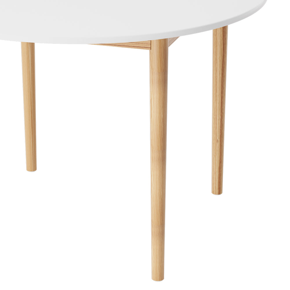 Artiss Dining Table Round White 108CM Diameter Demi-Furniture > Dining-PEROZ Accessories